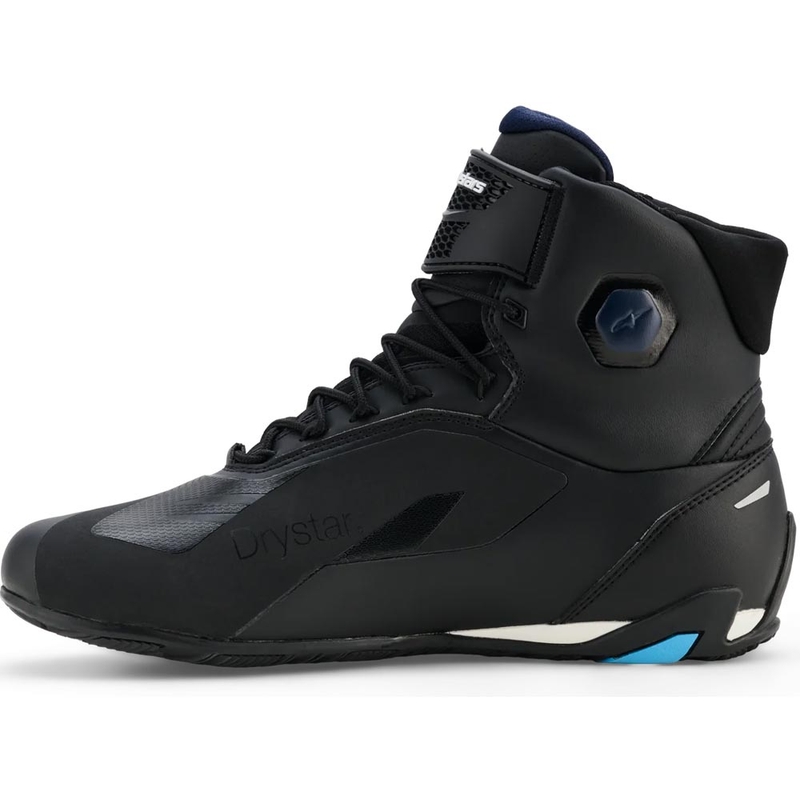 Topánky na motorku Alpinestars Faster-4 Drystar čierno-modro-biele