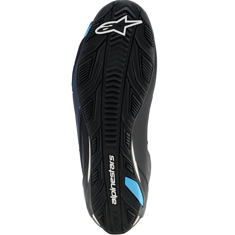 Topánky na motorku Alpinestars Faster-4 Drystar čierno-modro-biele