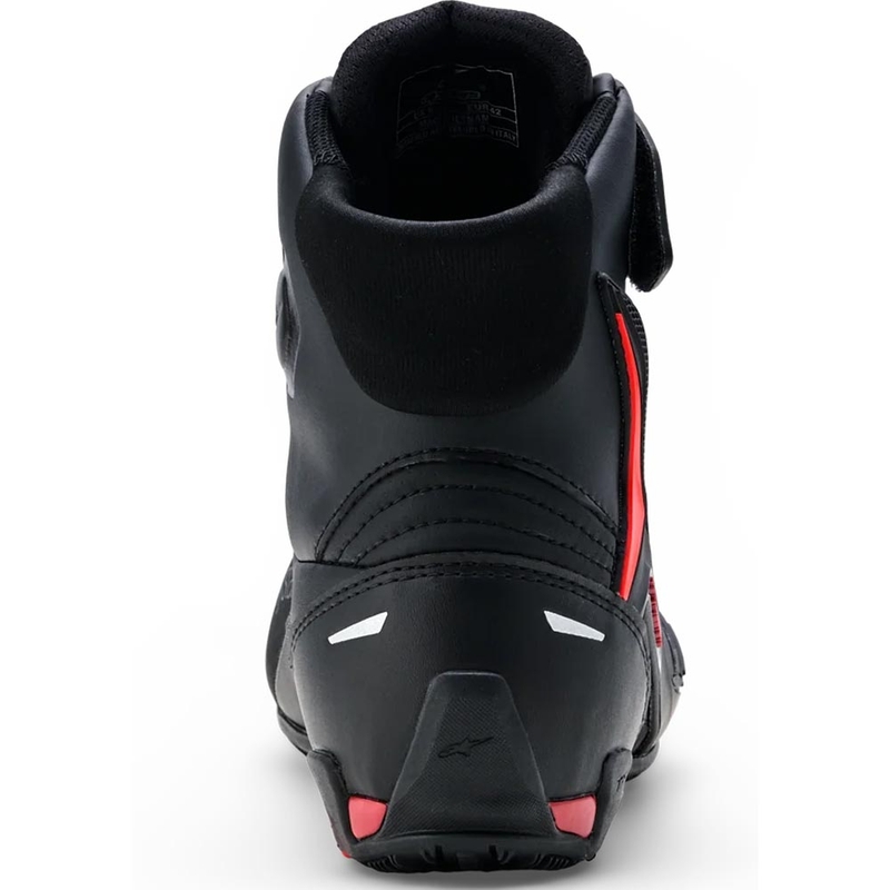 Topánky na motorku Alpinestars Faster-4 Drystar čierno-fluo červené