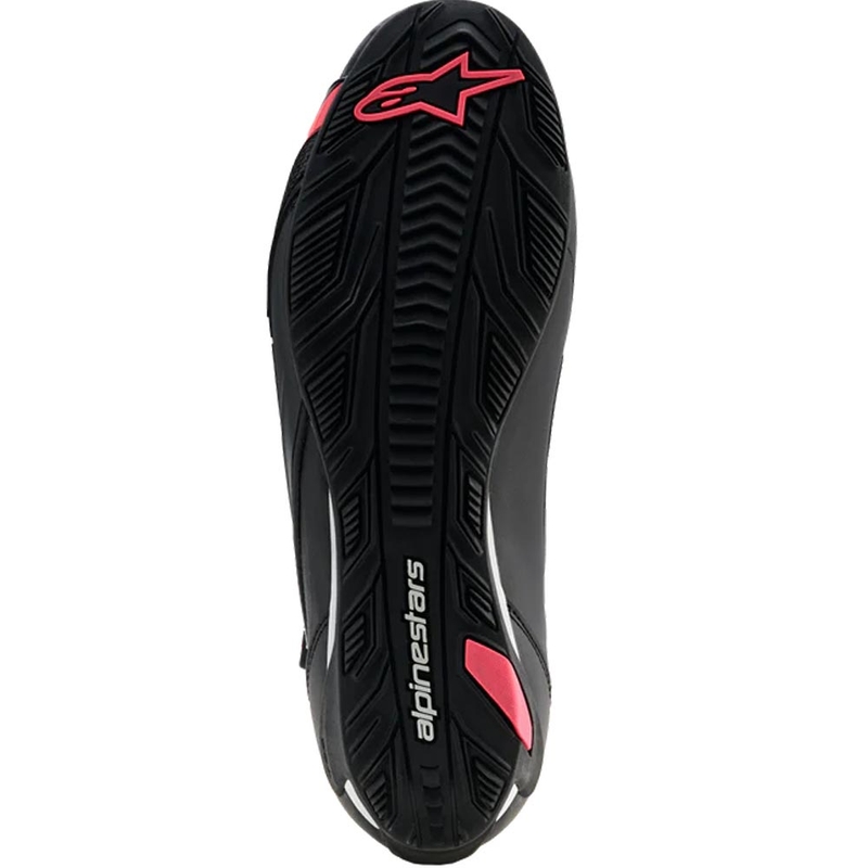 Dámske topánky na motorku Alpinestars Stella Faster-4 Drystar čierno-šedo-červené