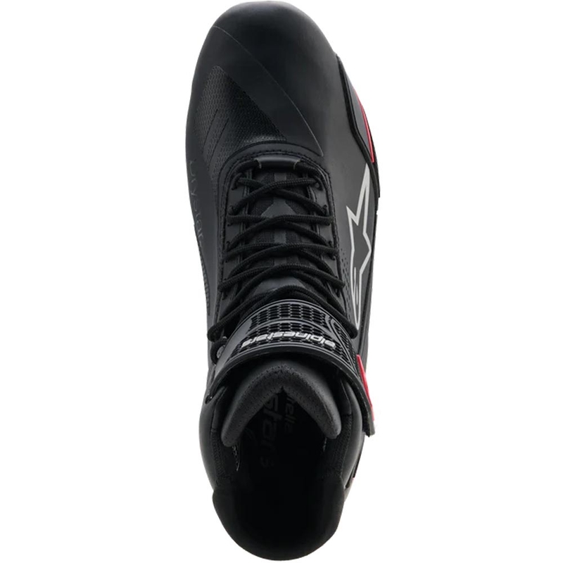 Dámske topánky na motorku Alpinestars Stella Faster-4 Drystar čierno-šedo-červené