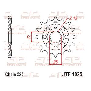 Reťazové koliečko JT JTF 1025-15 15T, 525