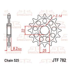 Reťazové koliečko JT JTF 782-16 16T, 525