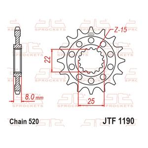 Reťazové koliečko JT JTF 1190-13 13T, 520