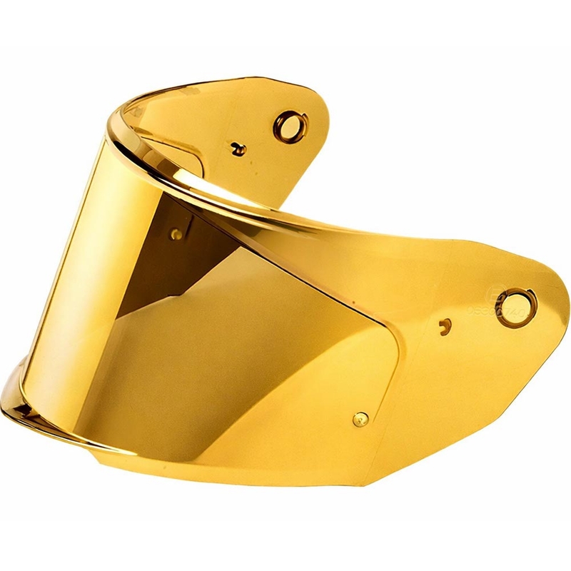 Plexi pre helmy na motorku Cassida Integral GT 2.0/2.1, GTS 2.1 s prípravou pre Pinlock REVO zrkadlovo zlaté