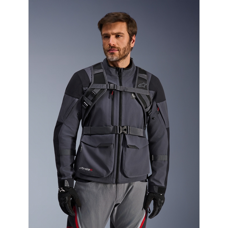 Batoh na motorku Alpinestars AT-15 čierno-sivý 15 l