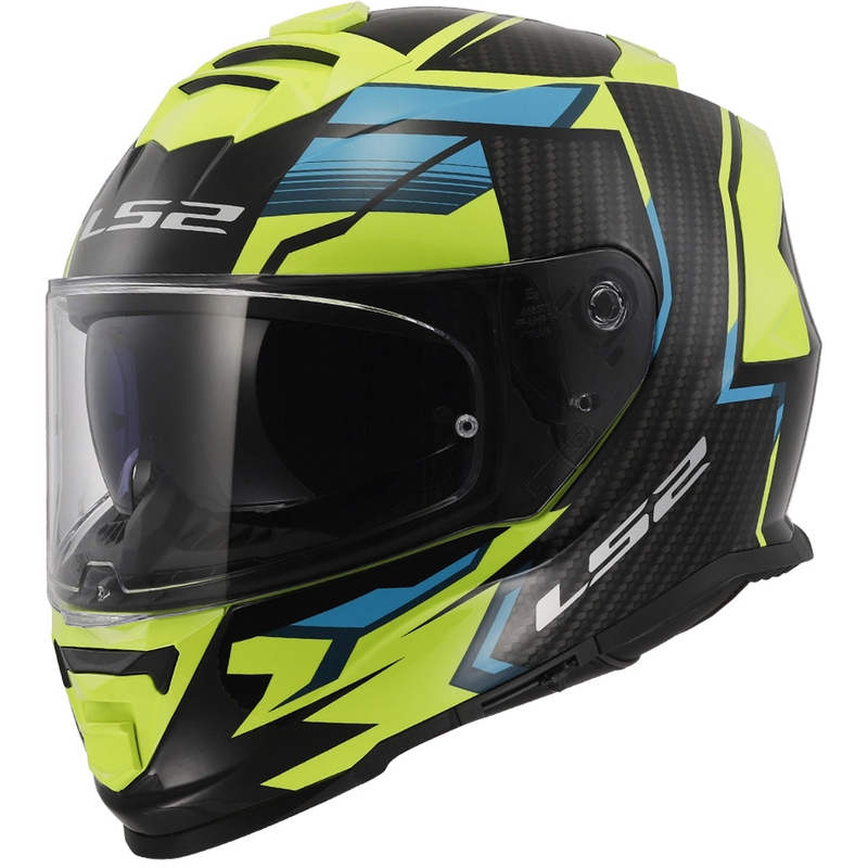 Integrálna prilba na motocykel LS2 FF800 Storm II Tracker čierno-fluorescenčno žltá