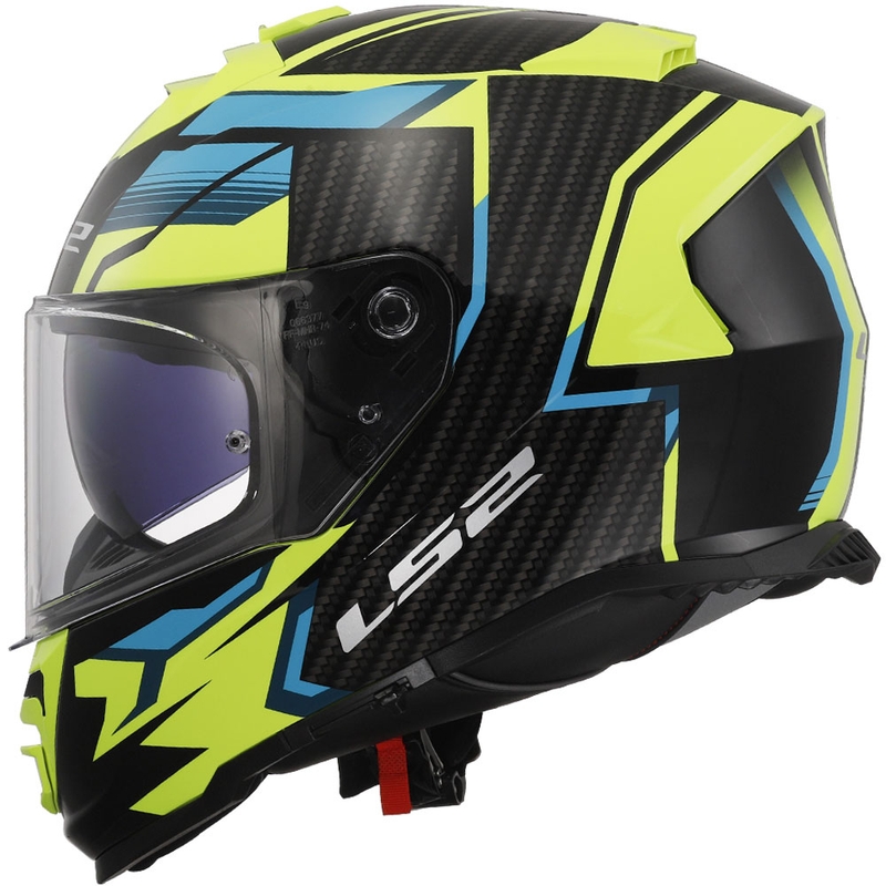 Integrálna prilba na motocykel LS2 FF800 Storm II Tracker čierno-fluorescenčno žltá
