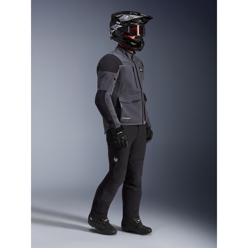 Bunda na motorku Alpinestars Maxdura Drystar XF tmavo šedo-čierna