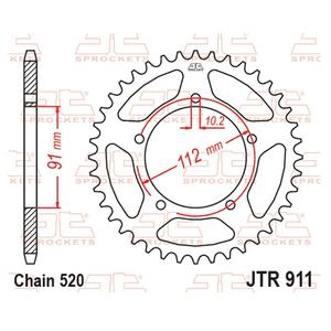 Reťazová rozeta JT JTR 911-46 46T, 520