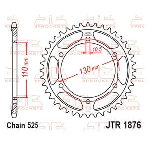 Reťazová rozeta JT JTR 1876-50 50T, 525