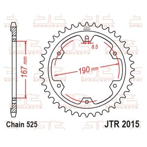 Reťazová rozeta JT JTR 2015-50 50T, 525