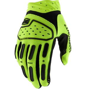 Motokrosové rukavice 100% Airmatic 2 fluo žlté
