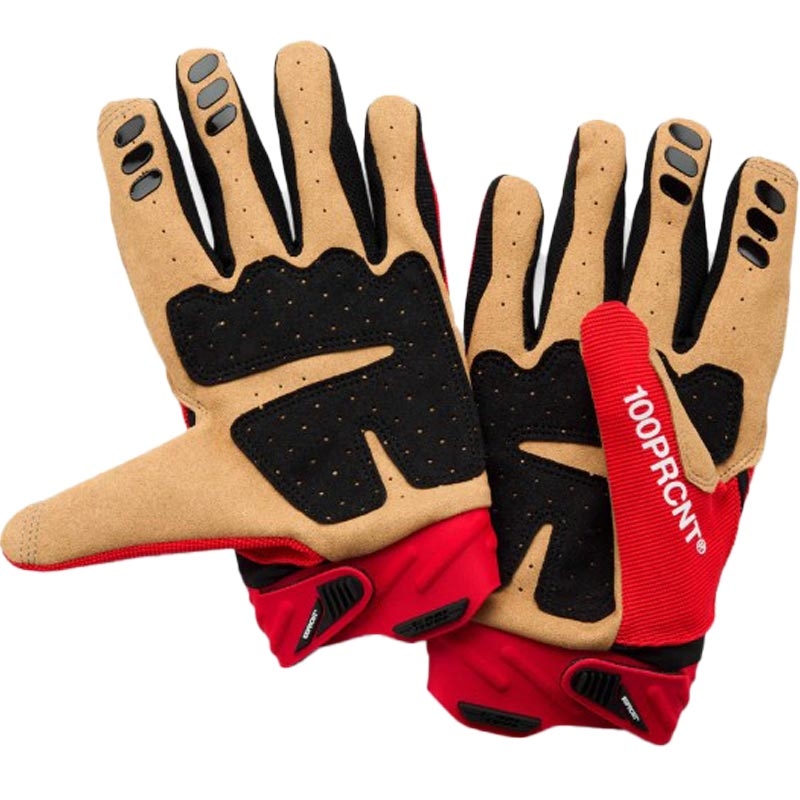 Motokrosové rukavice 100% Airmatic 2 červeno-čierne
