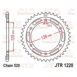 Reťazová rozeta JT JTR 1220-36 36T, 520 výpredaj