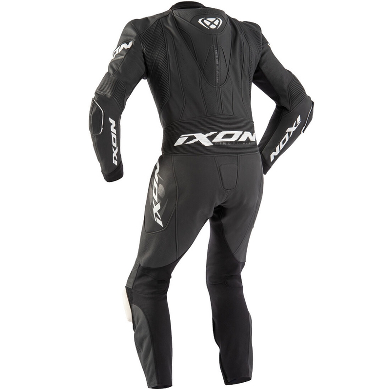 Kožená kombinéza na motorku IXON Jackal čierna