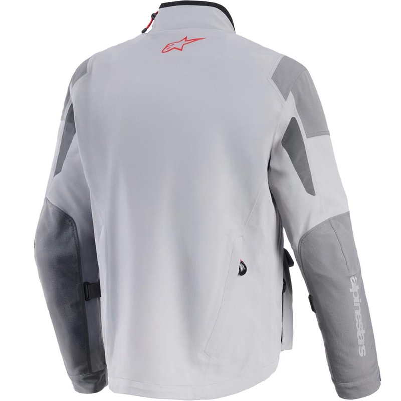 Bunda na motorku Alpinestars Maxdura Drystar XF svetlo šedo-tmavo šedá