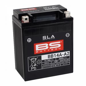 V továrni aktivovaný akumulátor BS-BATTERY BB14A-A2 (FA) (YB14A-A2 (FA)) SLA