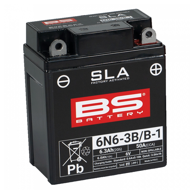 V továrni aktivovaný akumulátor BS-BATTERY
