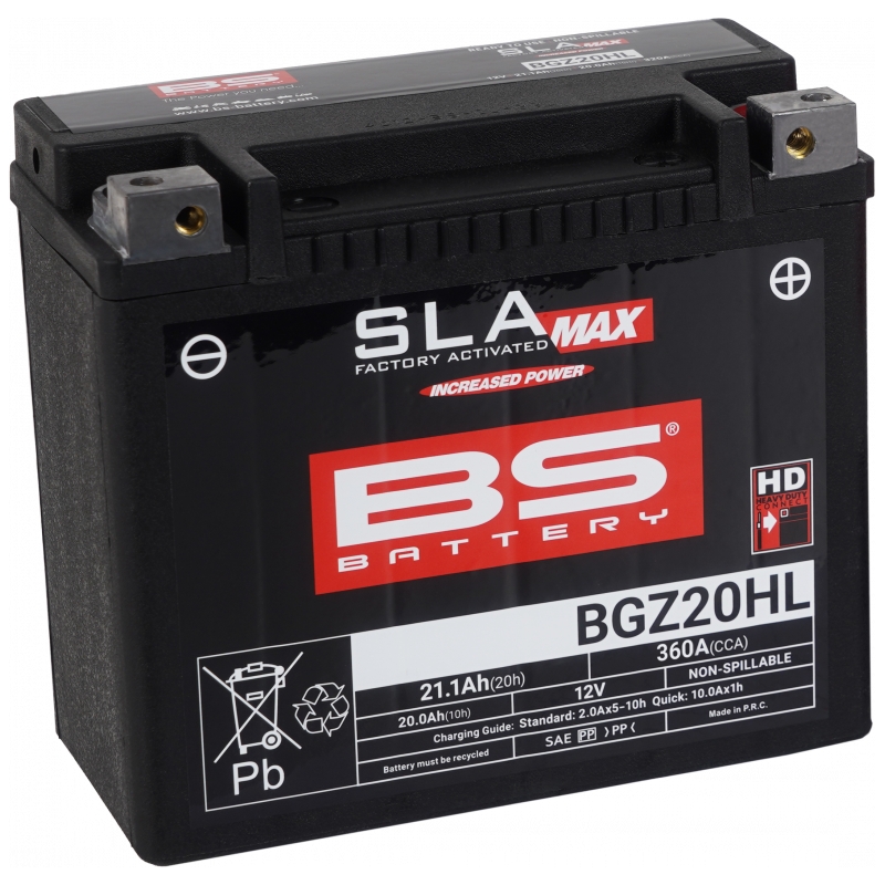 V továrni aktivovaný akumulátor BS-BATTERY SLA MAX aktivovaná batéria