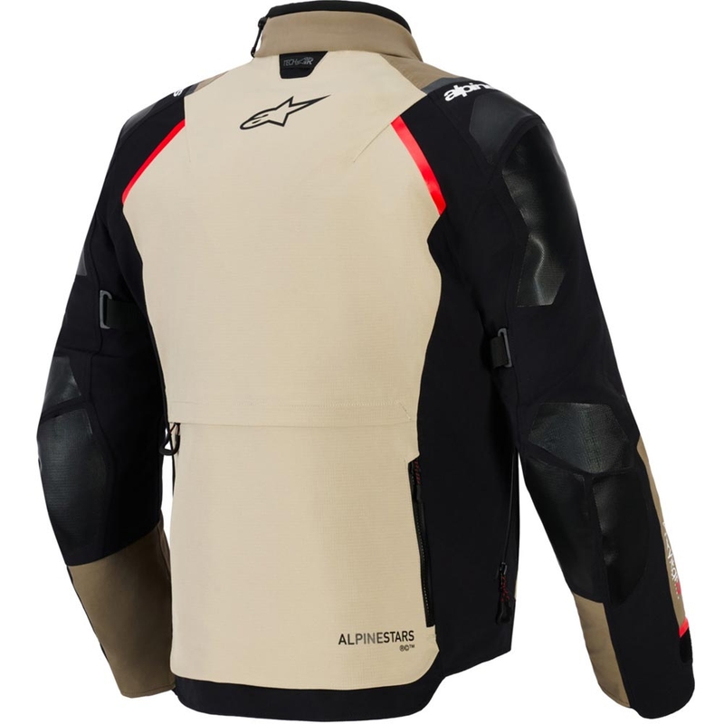 Bunda na motorku Alpinestars Andes PRO Drystar XF hnedo-čierno-oranžová