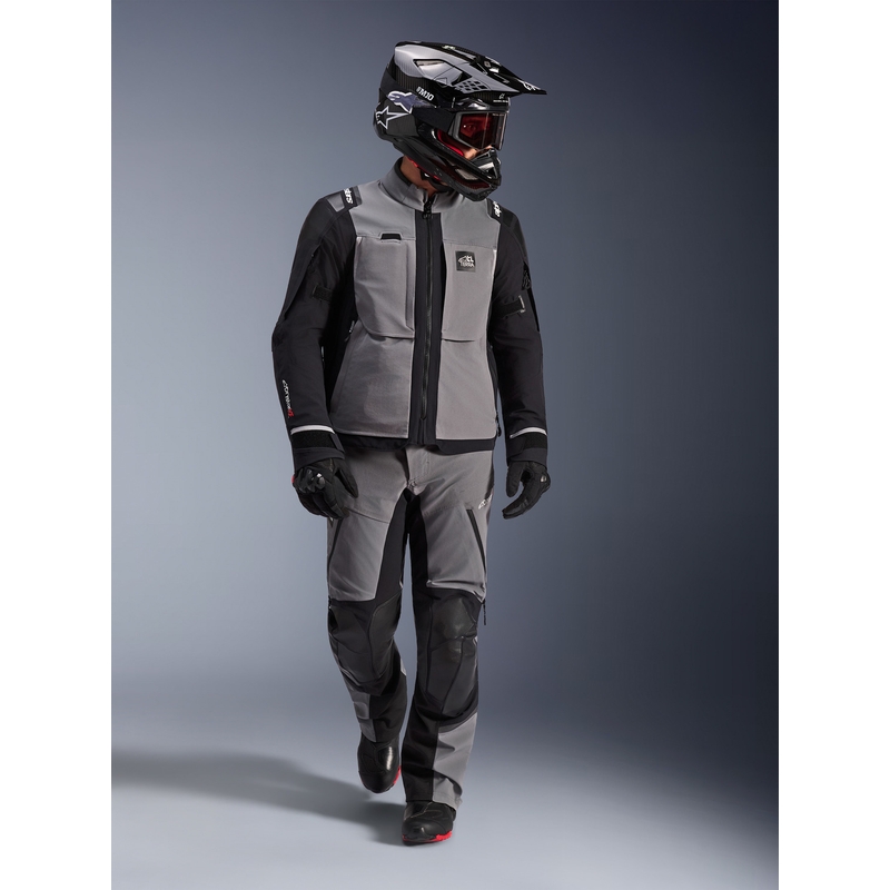 Bunda na motorku Alpinestars Andes PRO Drystar XF tmavo šedo-čierna