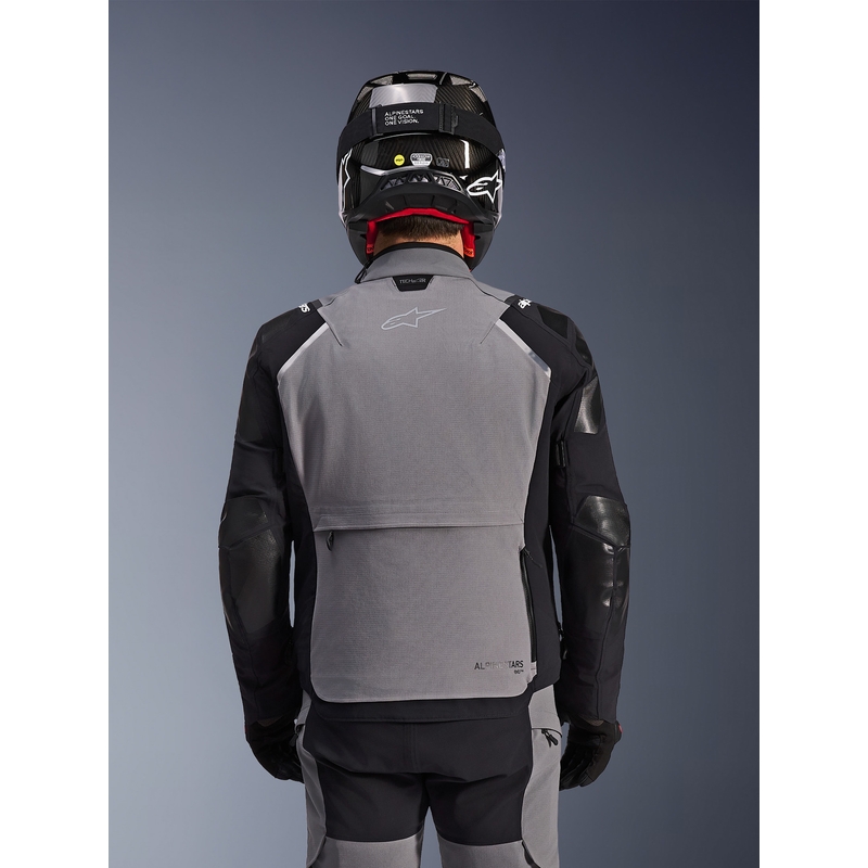 Bunda na motorku Alpinestars Andes PRO Drystar XF tmavo šedo-čierna