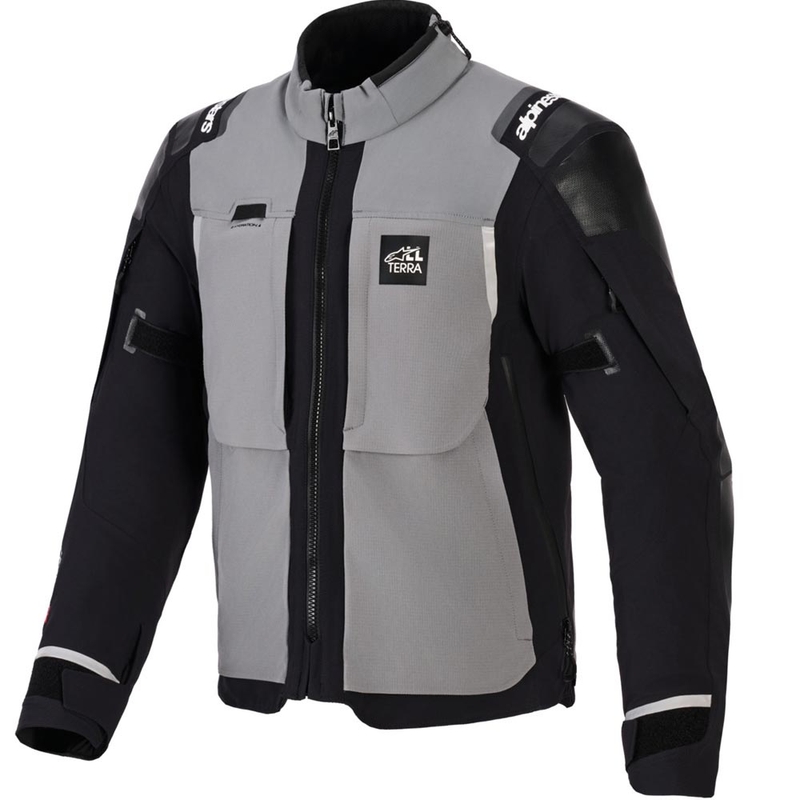 Bunda na motorku Alpinestars Andes PRO Drystar XF tmavo šedo-čierna