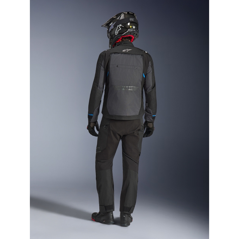 Bunda na motorku Alpinestars Cusco Drystar čierno-tmavo šedá