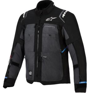 Bunda na motorku Alpinestars Cusco Drystar čierno-tmavo šedá