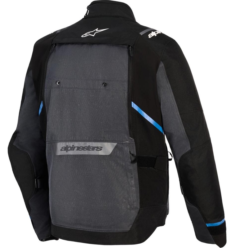 Bunda na motorku Alpinestars Cusco Drystar čierno-tmavo šedá