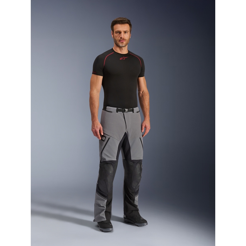 Nohavice na motorku Alpinestars Andes PRO Drystar XF tmavo šedo-čierne
