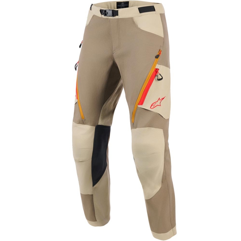 Nohavice na motorku Alpinestars Maxdura Dual svetlo hnedé