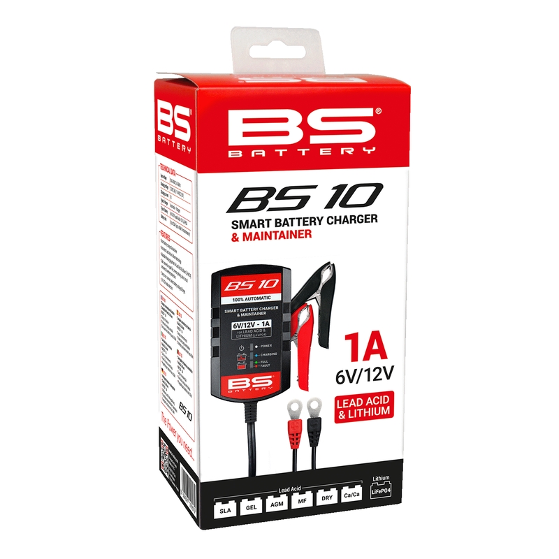 Nabíjačka akumulátorov BS-BATTERY AUTOMATIC (vhodné aj pre lítium) 6/12 V 1000mA