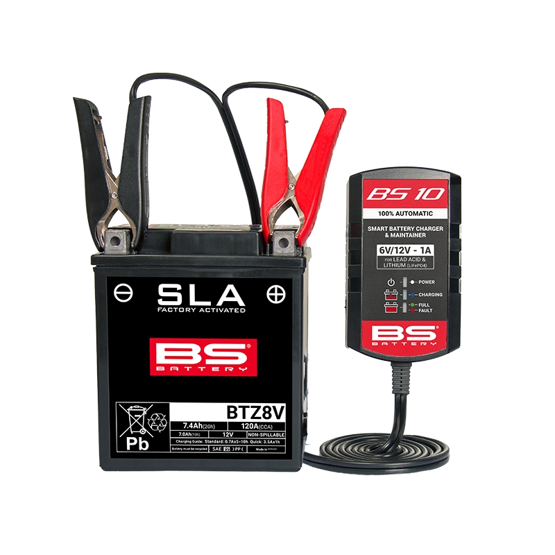 Nabíjačka akumulátorov BS-BATTERY AUTOMATIC (vhodné aj pre lítium) 6/12 V 1000mA