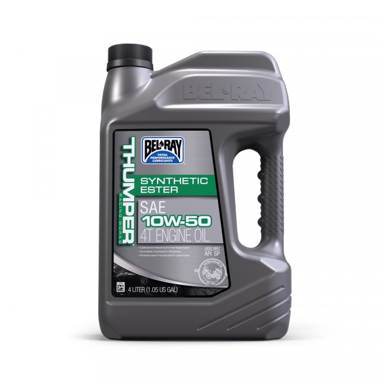 Motorový olej Bel-Ray THUMPER RACING WORKS SYNTHETIC ESTER 4T 10W-50 4 l