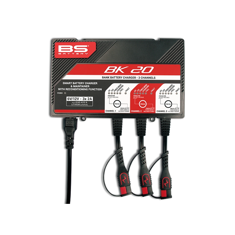 Banka 3 kanálov BS-BATTERY (vhodné aj pre lítium) 12V 2A