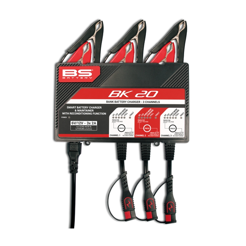 Banka 3 kanálov BS-BATTERY (vhodné aj pre lítium) 12V 2A