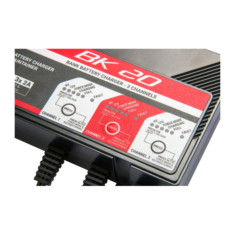 Banka 3 kanálov BS-BATTERY (vhodné aj pre lítium) 12V 2A