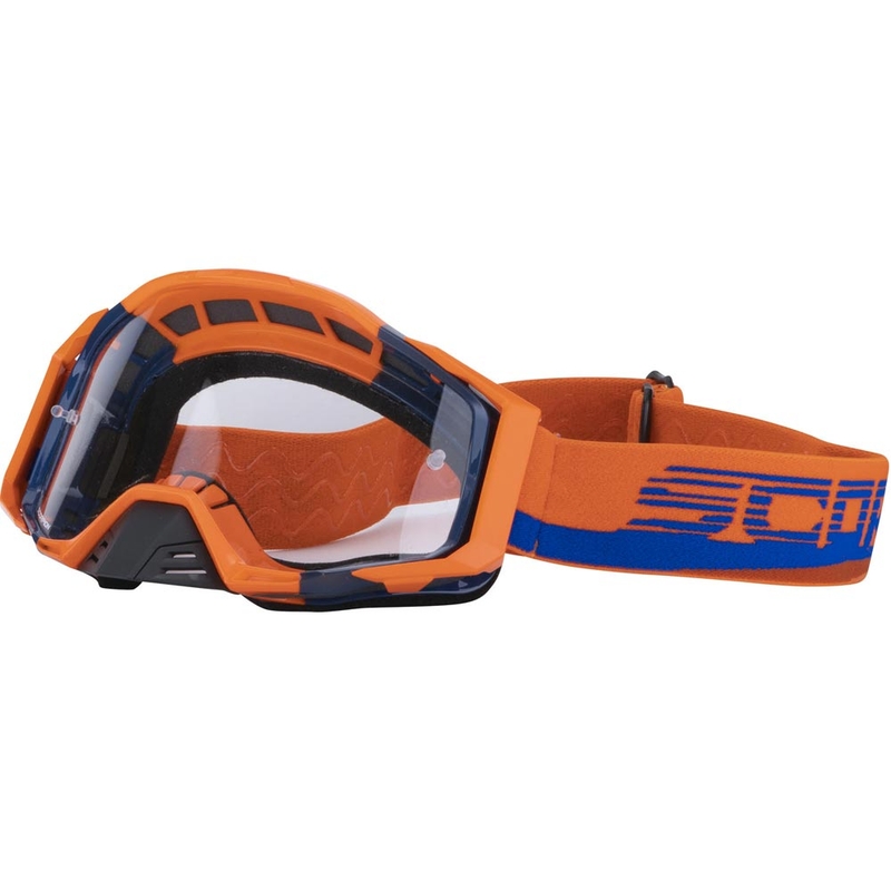 Motokrosové okuliare Scorpion MX Mask oranžovo-modré