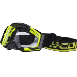 Motokrosové okuliare Scorpion MX Mask fluo žlto-čierne