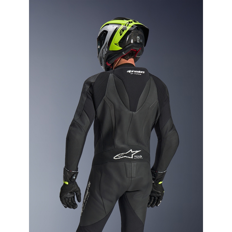 Jednodielna kombinéza na motorku Alpinestars GP FORCE V2 čierno-biela