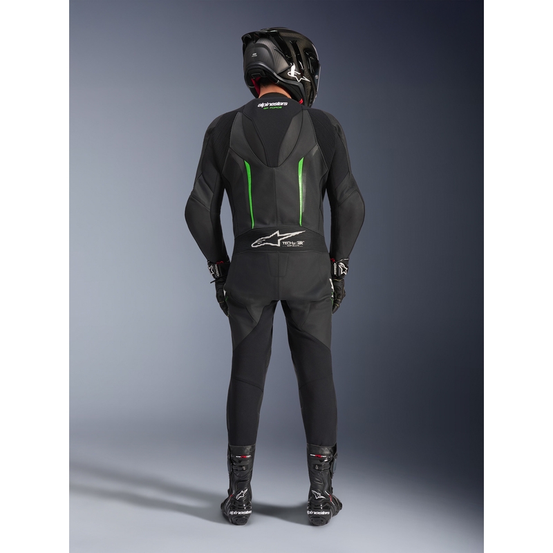 Jednodielna kombinéza na motorku Alpinestars GP FORCE V2 čierno-zelená