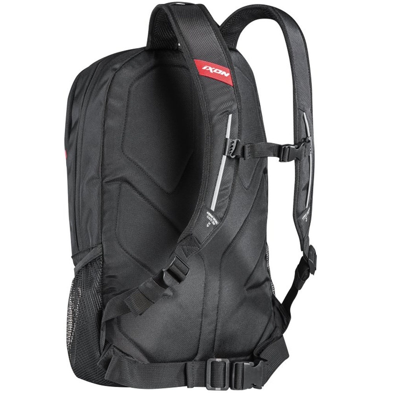 Batoh na motorku IXON R-Tension 23 čierno-bielo-červený