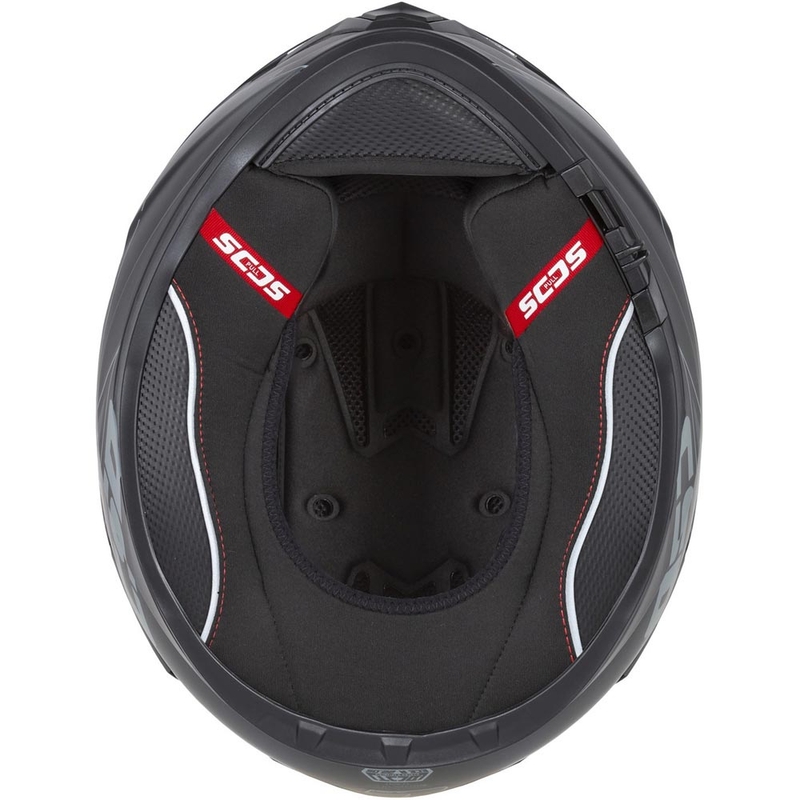 Integrálna helma na motorku Cassida Integral GT 2.1 Jawa Sport čierno-perleťovo červeno-strieborná