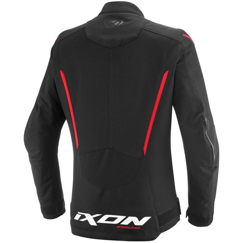 Dámska bunda na motorku IXON Striker 2 Air WP Lady čierno-červená
