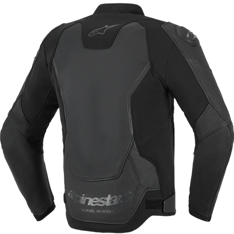 Kožená bunda na motorku Alpinestars GP Force V2 čierno-čierna