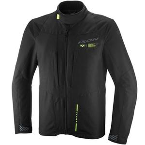 Bunda na motorku IXON Tyr čierno-fluo žltá