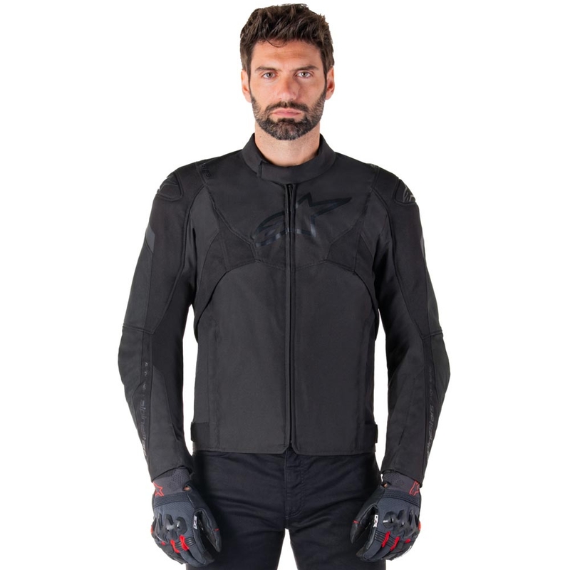 Bunda na motorku Alpinestars T-JAWS V4 Waterproof čierno-čierna