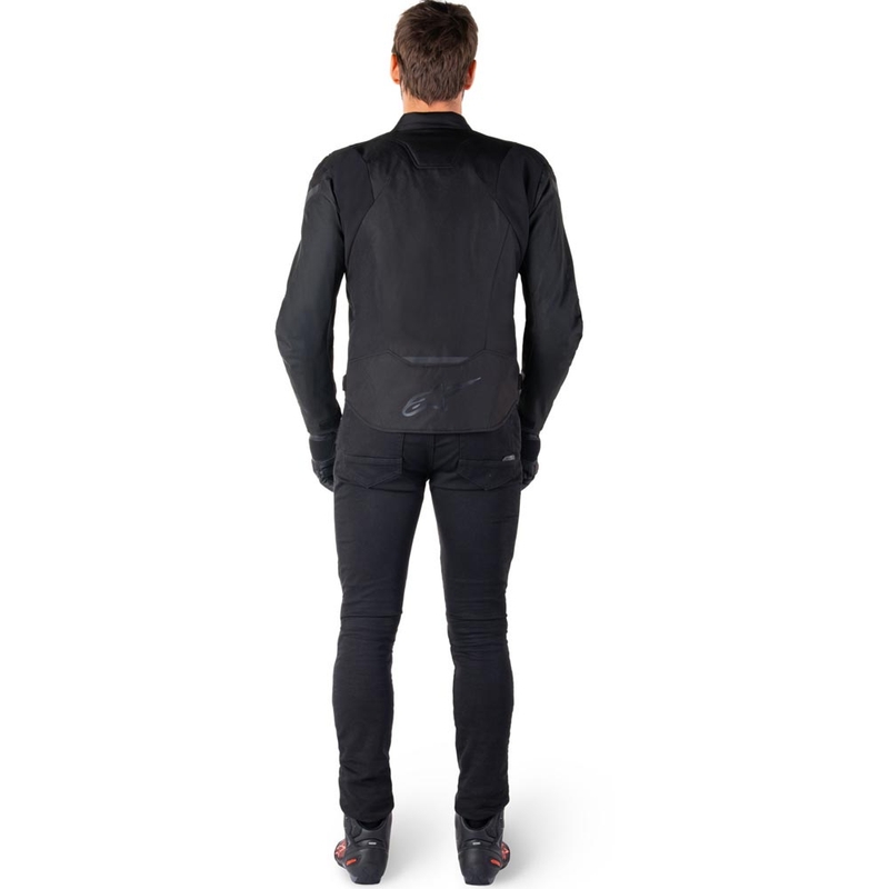 Bunda na motorku Alpinestars T-JAWS V4 Waterproof čierno-čierna